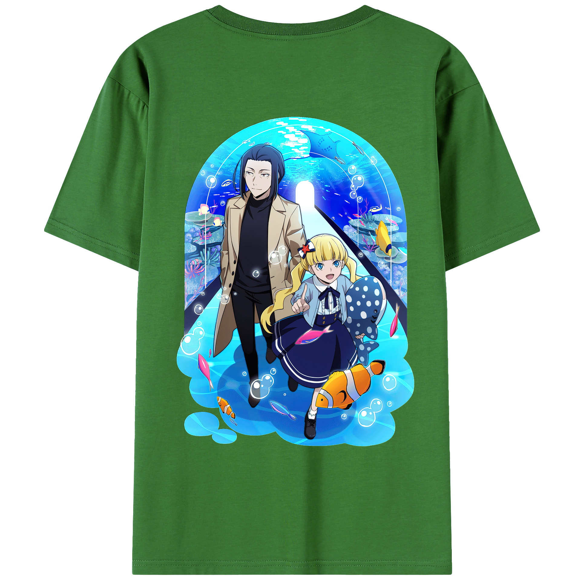 （画像用） 文豪ストレイドッグス Bungo Stray Dogs レディース半袖Tシャツ(バックプリント)